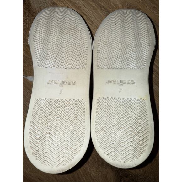 J Slides NYC  Size 7  Beige Lace Up Platform Modern Sneakers. - T6 - Picture 6 of 9